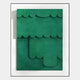 Cascala Green Layered Wood Carving 3D Wall Art