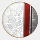 Orizon Urban Trace Round 3D Carving Wall Art