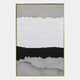 Stratisse Grey Vertical Layered 3D Carving Wall Art