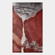 Virelai Crimson Abstract Oil Painting 3D Wall Art