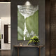 Virelai Verdant Abstract Oil Painting 3D Wall Art