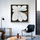 Petala Black & White Bloom Wood Relief 3D Wall Art