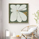 Petala Green & White Bloom Wood Relief 3D Wall Art