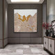 Solcanto Golden Fishland 3D Carving Wall Art