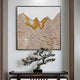 Solcanto Golden Fishland 3D Carving Wall Art