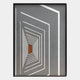 Kairo Linear Depth Grey 3D Carving Wall Art