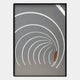 Kairo Radial Flow Grey 3D Carving Wall Art