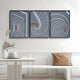 Kairo Radial Flow Slate 3D Carving Wall Art