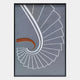 Kairo Spiral Sweep Slate 3D Carving Wall Art
