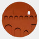Arcuza Terracotta II Wood Carving Sandstone 3D Wall Art