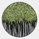 Reverie Verdant Drip Round 3D Relief Wall Art