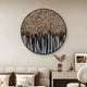 Reverie Sand Drip Round 3D Relief Wall Art