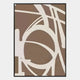Deralin Mocha Orbital Abstract 3D Carving Wall Art