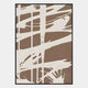 Deralin Mocha Stroke Abstract 3D Carving Wall Art