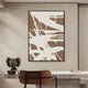 Deralin Mocha Trace Abstract 3D Carving Wall Art