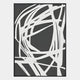Deralin Charcoal Tangle Abstract 3D Carving Wall Art