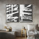 Deralin Charcoal Drift Abstract 3D Carving Wall Art