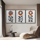 Floraventa Bloom I Floral 3D Carving Wall Art