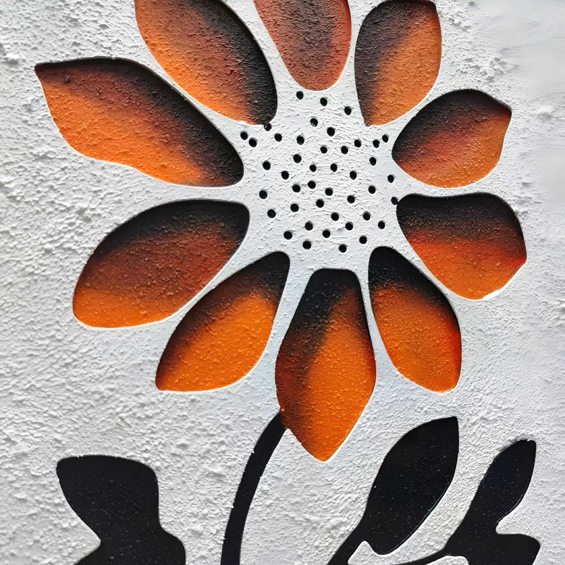 Floraventa Bloom III Floral 3D Carving Wall Art