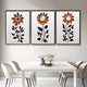Floraventa Bloom III Floral 3D Carving Wall Art