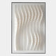 Velistra Vertical Ripple 3D Relief Wall Art