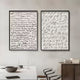 Scriptera Linear Scribble 3D Carving Wall Art
