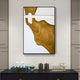 Fluvien Gold Flow 3D Carving Wall Art