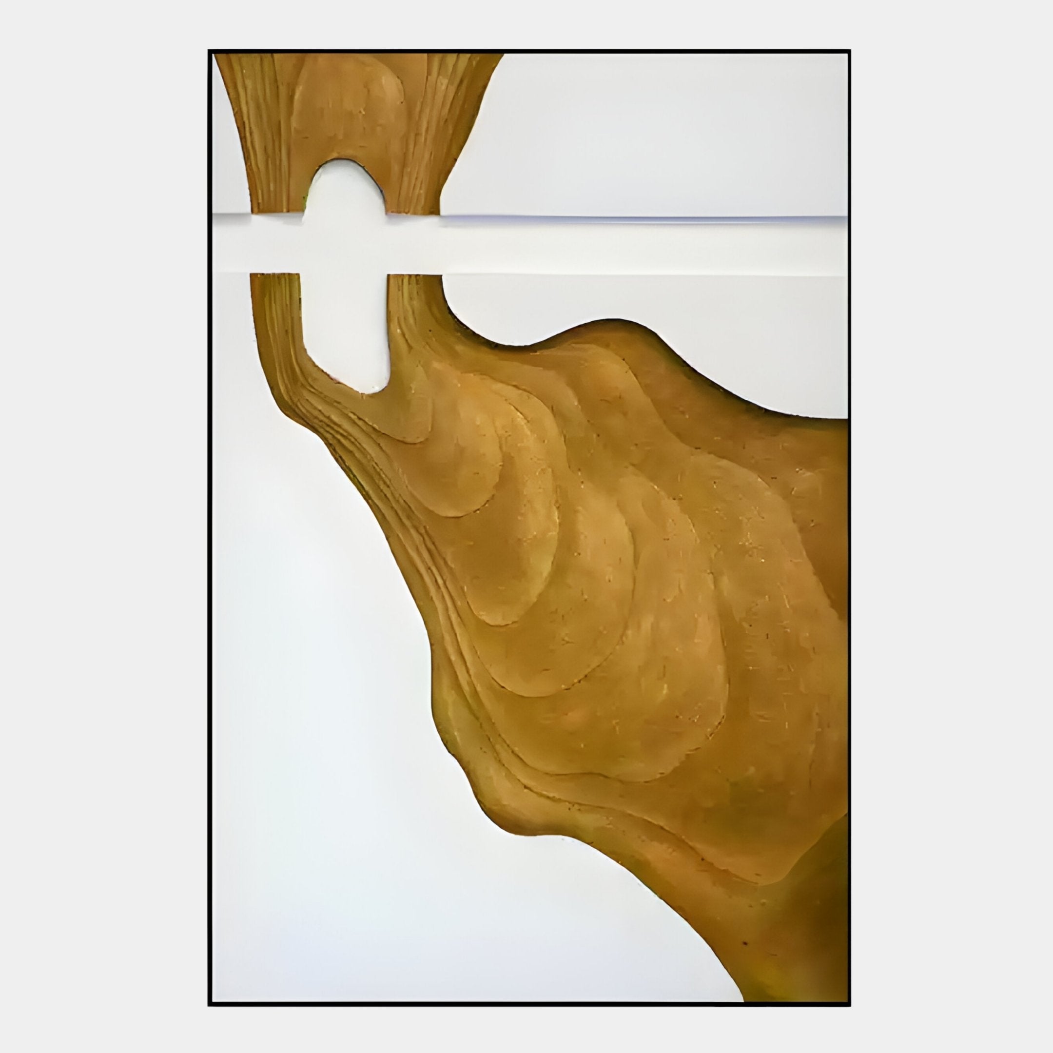 Fluvien Gold Flow 3D Carving Wall Art