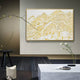 Oravien Golden Flight Birds 3D Textured Wall Art