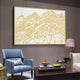 Oravien Golden Flight Birds 3D Textured Wall Art
