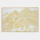 Oravien Golden Flight Birds 3D Textured Wall Art