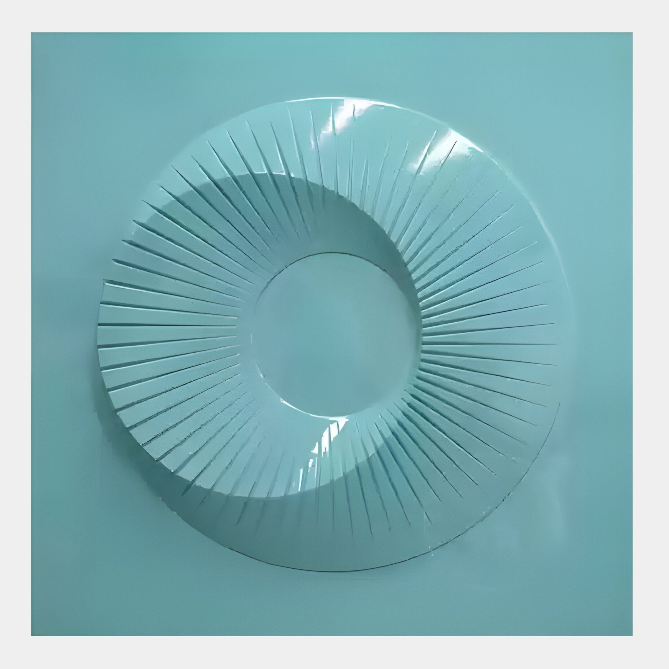 Solveta Aqua Spiral Wood Relief 3D Wall Art