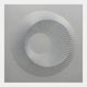 Solveta Grey Spiral Wood Relief 3D Wall Art