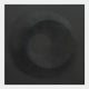 The Solveta Black Spiral Wood Relief 3D Wall Art by Giant Sculptures features a black circular pattern with thin radial lines and a hollow center—ideal as matte black wall decor or bold modern 3D wall art.