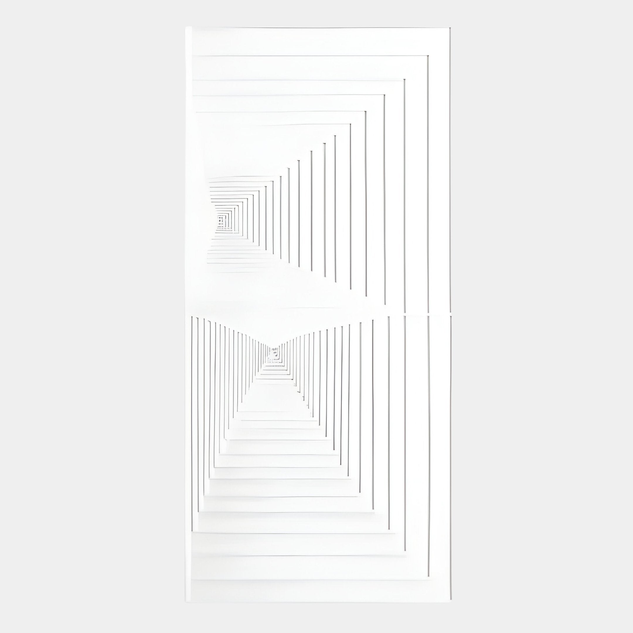 Varelo Vertical Geometric Relief 3D Wall Art
