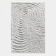 Cavara Ripple Textured White 3D Relief Wall Art