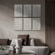 Cavara Bark Vein Textured White 3D Relief Wall Art