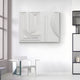 Lineaform Dual Curve Wood Carving 3D Wall Art