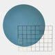 Orivis Aqua Disc Metal Grid 3D Wall Art