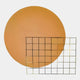 Orivis Amber Disc Metal Grid 3D Wall Art