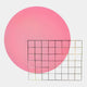 Orivis Rose Disc Metal Grid 3D Wall Art
