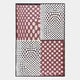 Virelli Plum Grid Dot Mesh 3D Carving Wall Art