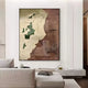 Terravue I Glossy Texture Relief 3D Wall Art