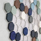 Hexara Vertical I Block Mosaic 3D Wall Art