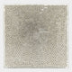 TerraLuma Ivory White Bloom Paper Craft 3D Wall Art featuring hundreds of hand-rolled ivory paper coils in a radiating circular bloom pattern against a light background.