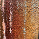 Terralume Amber Rust Abstract Textured Framed Wall Art, close-up of vertical textured brushstrokes in rust-red, amber, and brown with a pale beige stripe.