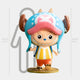 The Grand Line Tony Chopper Labubu Sculpture - 160cm by Giant Sculptures features large antlers, a blue and pink hat, and wide eyes on a gold base. A height scale behind it shows the figures impressive 160 cm (5 ft 3 in) size.