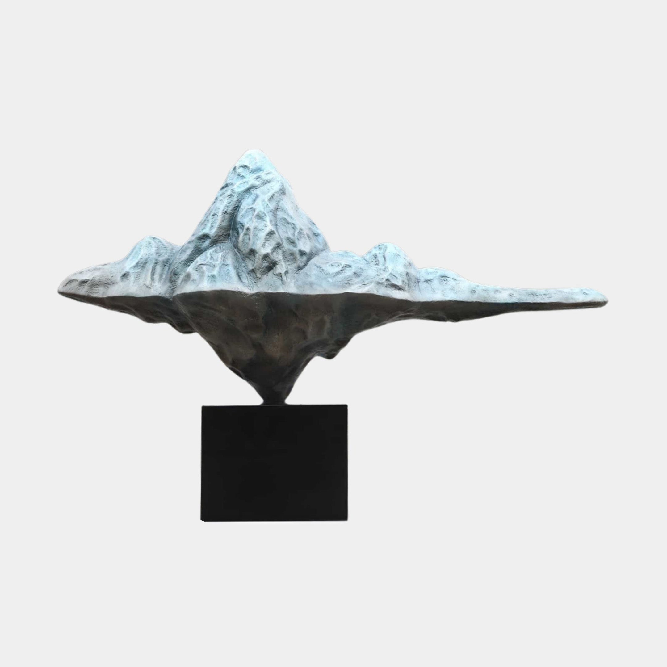 Floating Mountain Range Metal Sculpture - 300cm
