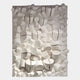 The Forme II Cream Wood Cluster Abstract 3D Wall Art by Giant Sculptures features a dense array of white cylindrical and curved shapes, creating a Wabi-Sabi-inspired, textured, and sculptural three-dimensional surface.