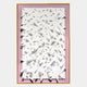The Giant Sculptures Artiora Pink Edge & White Abstract Wooden Shard 3D Wall Art features layered white shards with a pink edge, creating soft shadows and a textured, abstract look for modern spaces.
